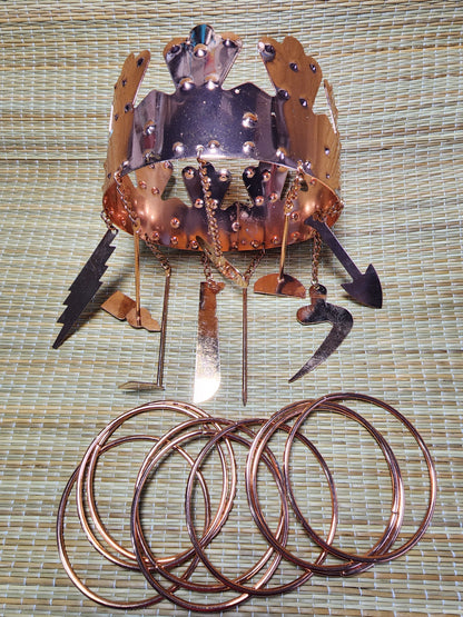 Copper Finish Oya Tools | Yoruba Crafts