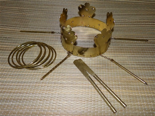 Oshun tool with Crown | Yoruba Oshun Tools | Yoruba Crafts